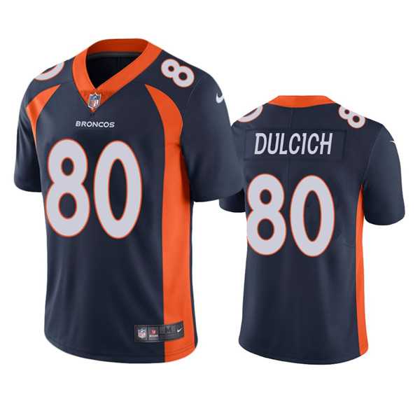 Nike Men & Women & Youth Denver Broncos #80 Greg Dulcich Navy Vapor Untouchable Stitched Jersey,We sell and wholesale Nike Men & Women & Youth Denver Broncos #80 Greg Dulcich Navy Vapor Untouchable Stitched Jersey on line form chian!